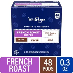Kroger French Roast Dark Roast K-Cup Coffee Pods, 48 ct