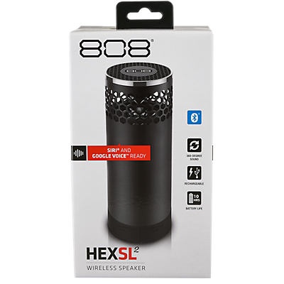 slide 1 of 1, 808 Audio HEX SL2 Wireless Bluetooth Speaker, 1 ct