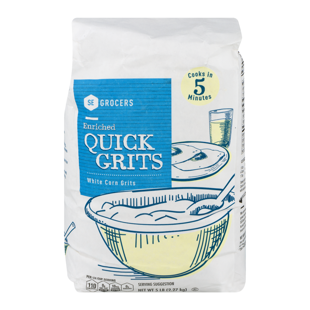 slide 1 of 1, SE Grocers Quick Grits, 80 oz