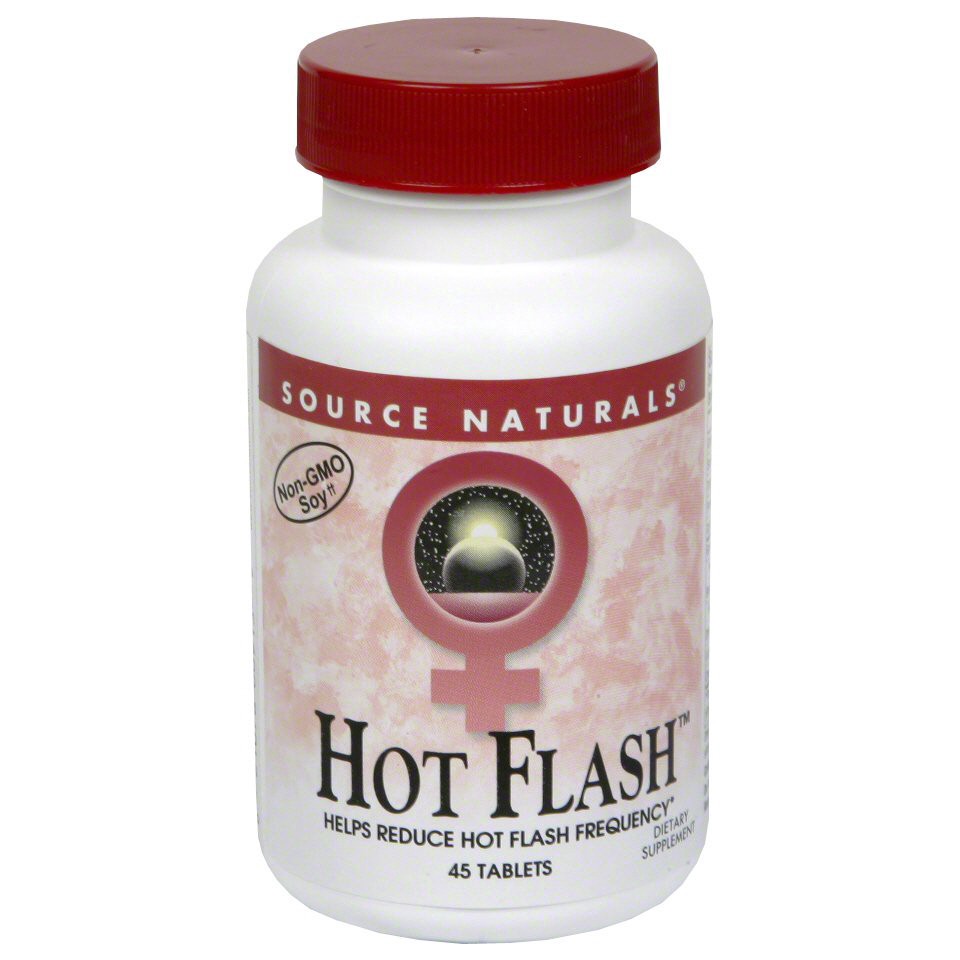 slide 1 of 1, Source Naturals Hot Flash Tablets, 45 ct