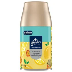 Glade PlugIns, Lemon Zest & Poppy, Large Auto refills, 6.2 oz, 1 count