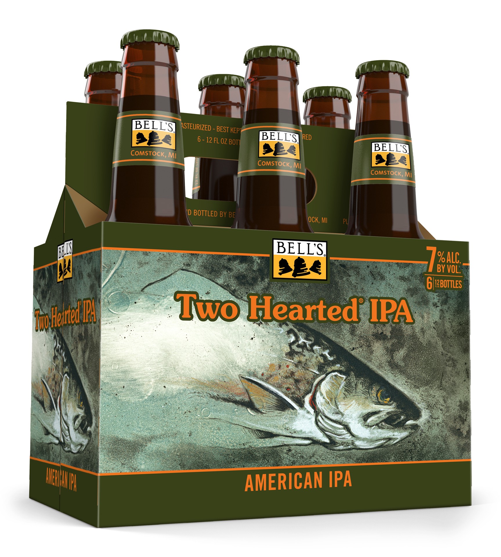 slide 4 of 4, Bell's Two Hearted IPA Beer, 6 Pack, 12 fl oz Bottles, 6 ct; 12 oz