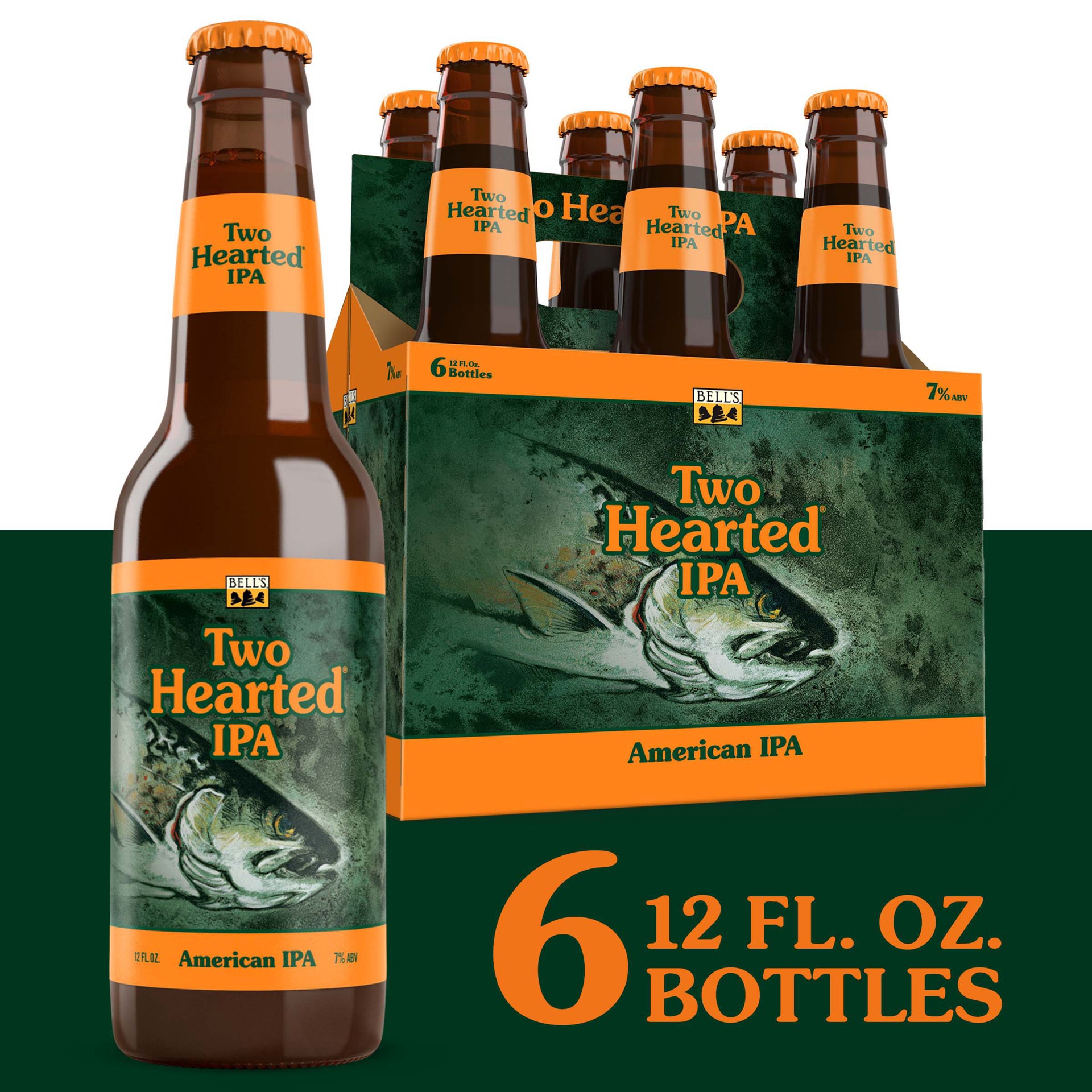 slide 1 of 4, Bell's Beer, American IPA, Two Hearted, 6 ct; 12 oz