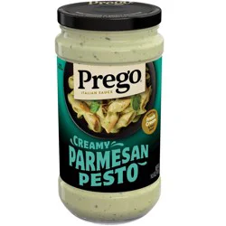 Prego Creamy Parmesan Pesto Pasta Sauce, 14.5 oz Jar