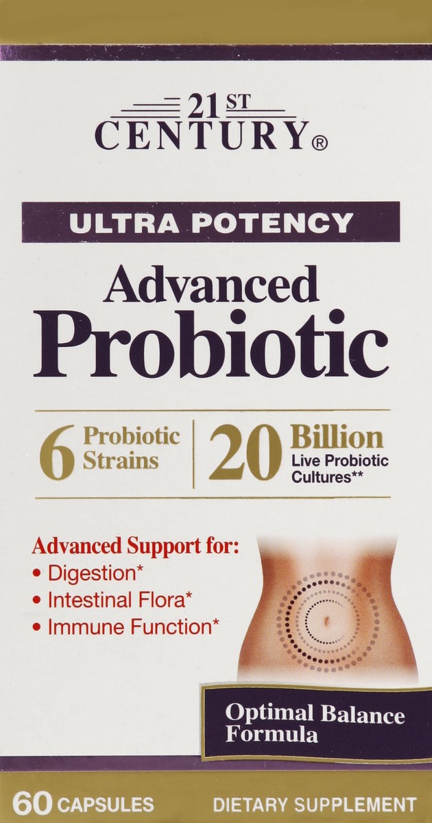 slide 2 of 5, 21st Century Probiotic 60 ea, 60 ct