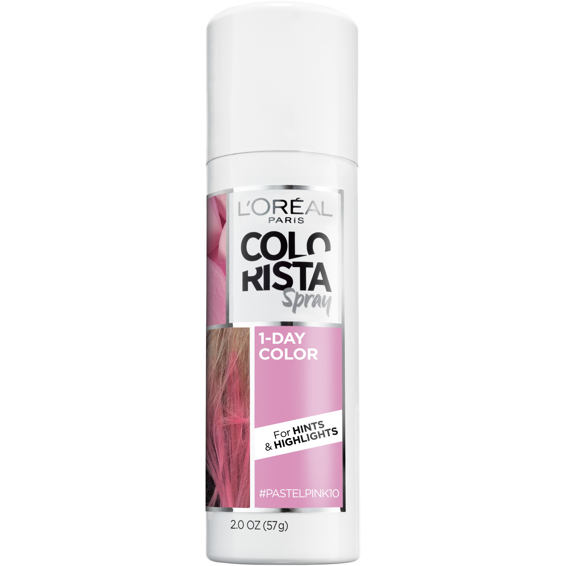 slide 2 of 5, L'Oréal Colo Rista Spray 1 Day Color #Pastelpink10, 2 oz