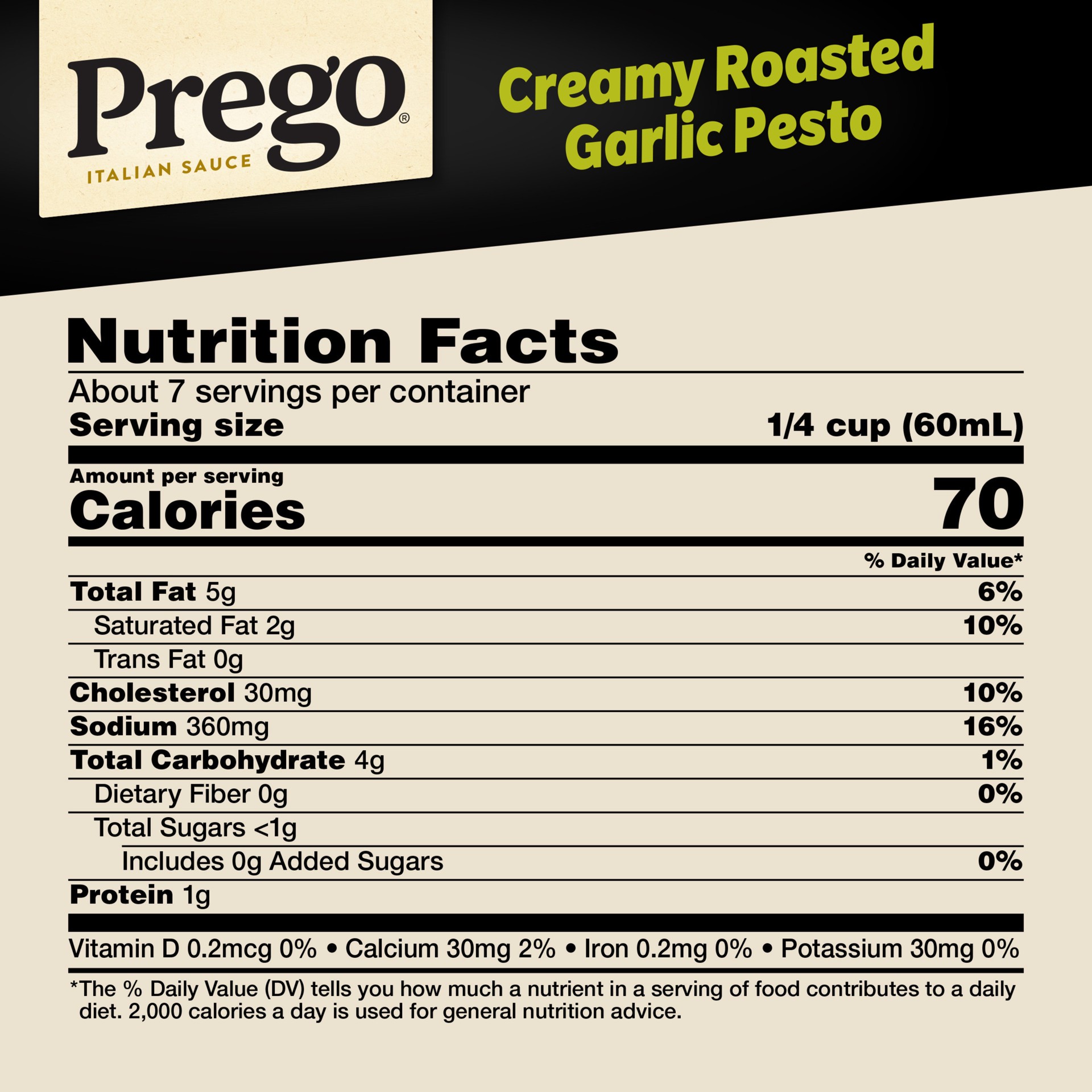 slide 5 of 8, Prego Creamy Roasted Garlic Pesto Pasta Sauce, 14.5 oz Jar, 14.5 oz