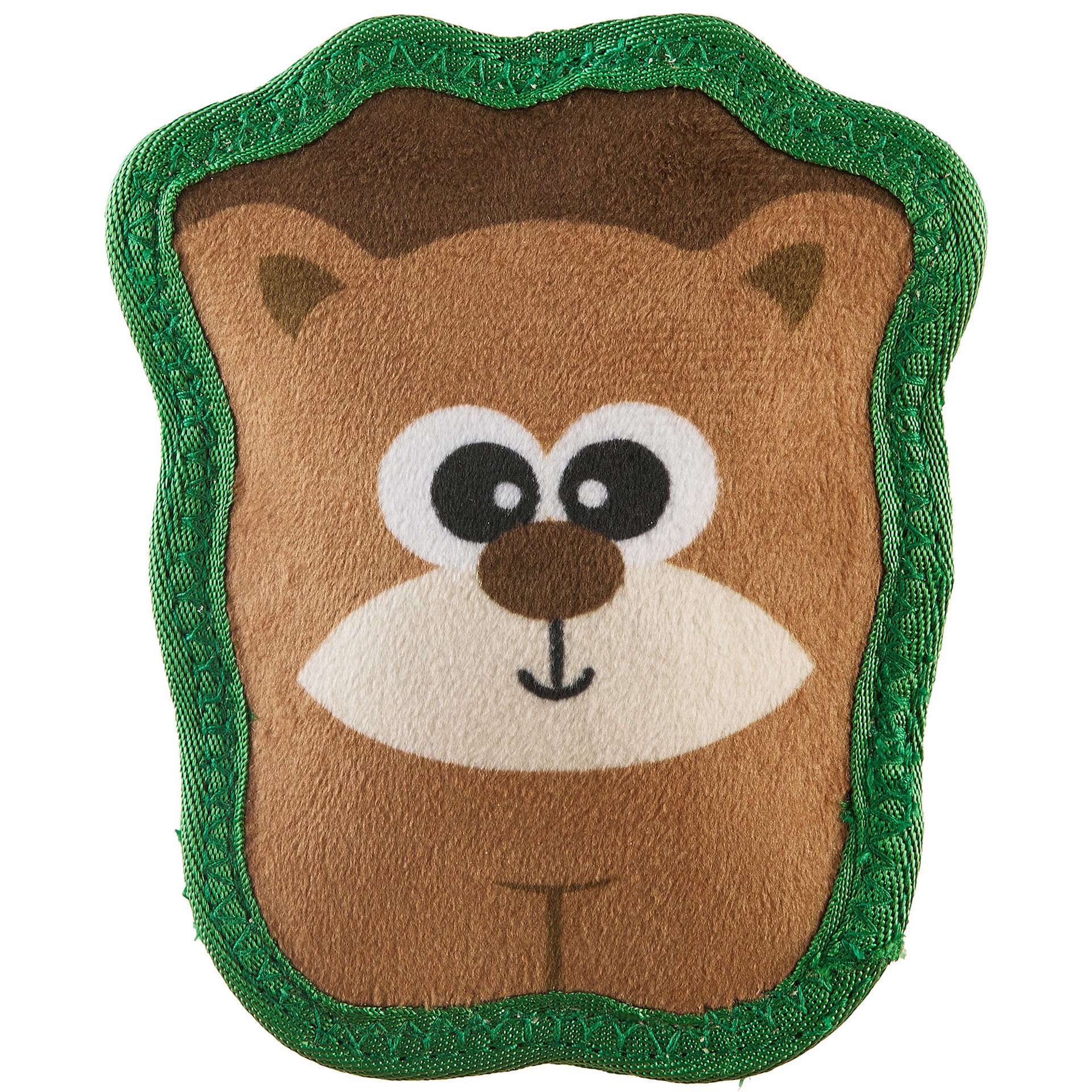 slide 1 of 1, Outward Hound Brown Tough Skinz with Two Tough Layers, Reindeer Durable Squeaky Dog Toy, Small, SM