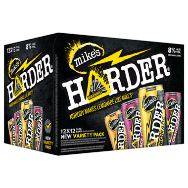 slide 1 of 10, Mike's HARDER Variety Pack - 12 ct, 12 ct; 12 oz