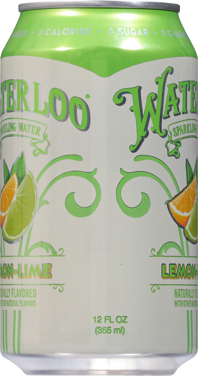 slide 6 of 12, Waterloo Lemon Lime Sparkling Water - 8 ct, 8 ct