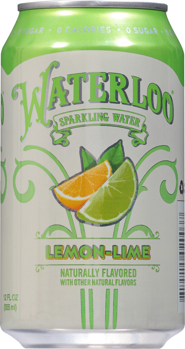 slide 11 of 12, Waterloo Lemon Lime Sparkling Water - 8 ct, 8 ct