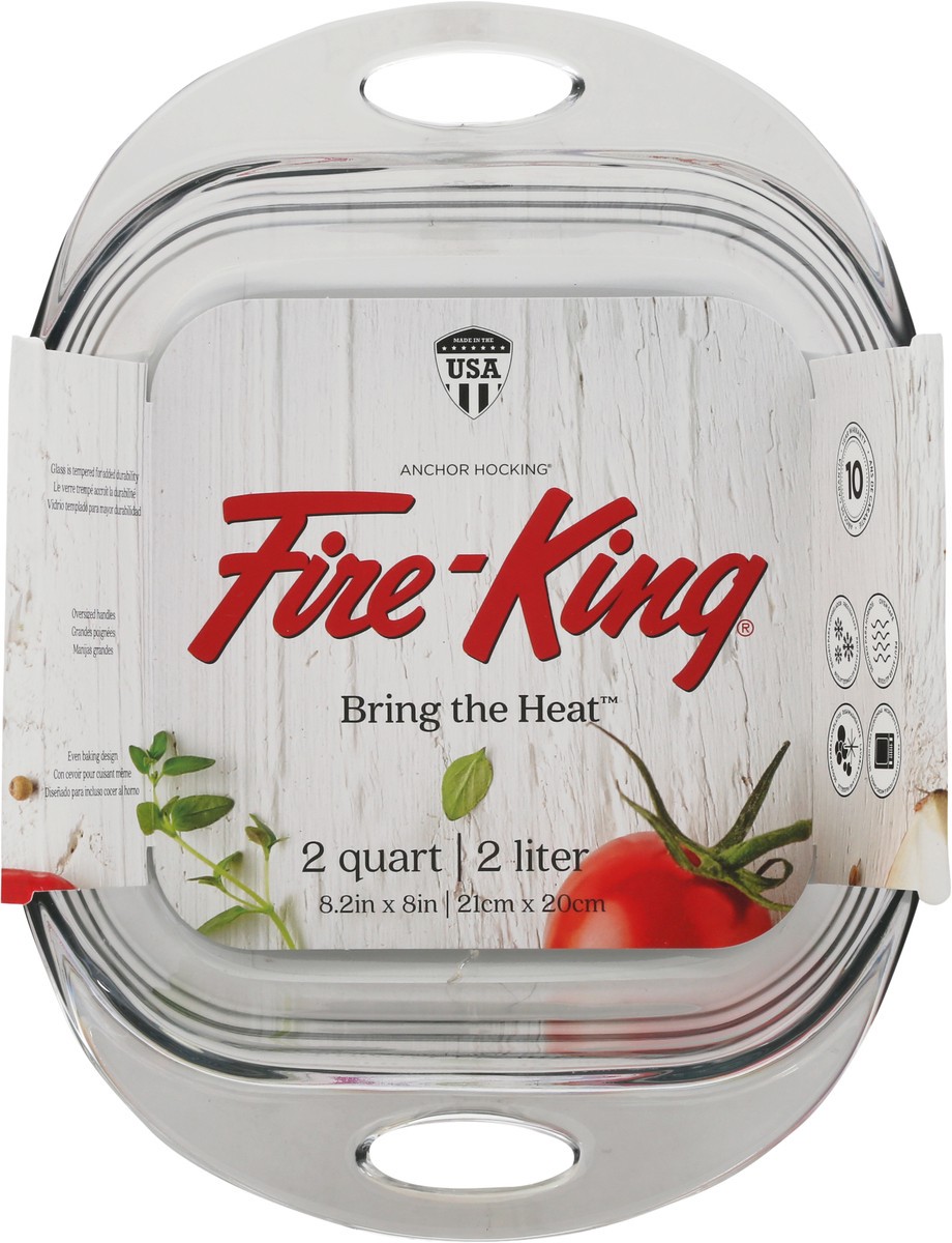 slide 2 of 10, Fire King 2 Quart Glass Dish 1 ea, 1 ea