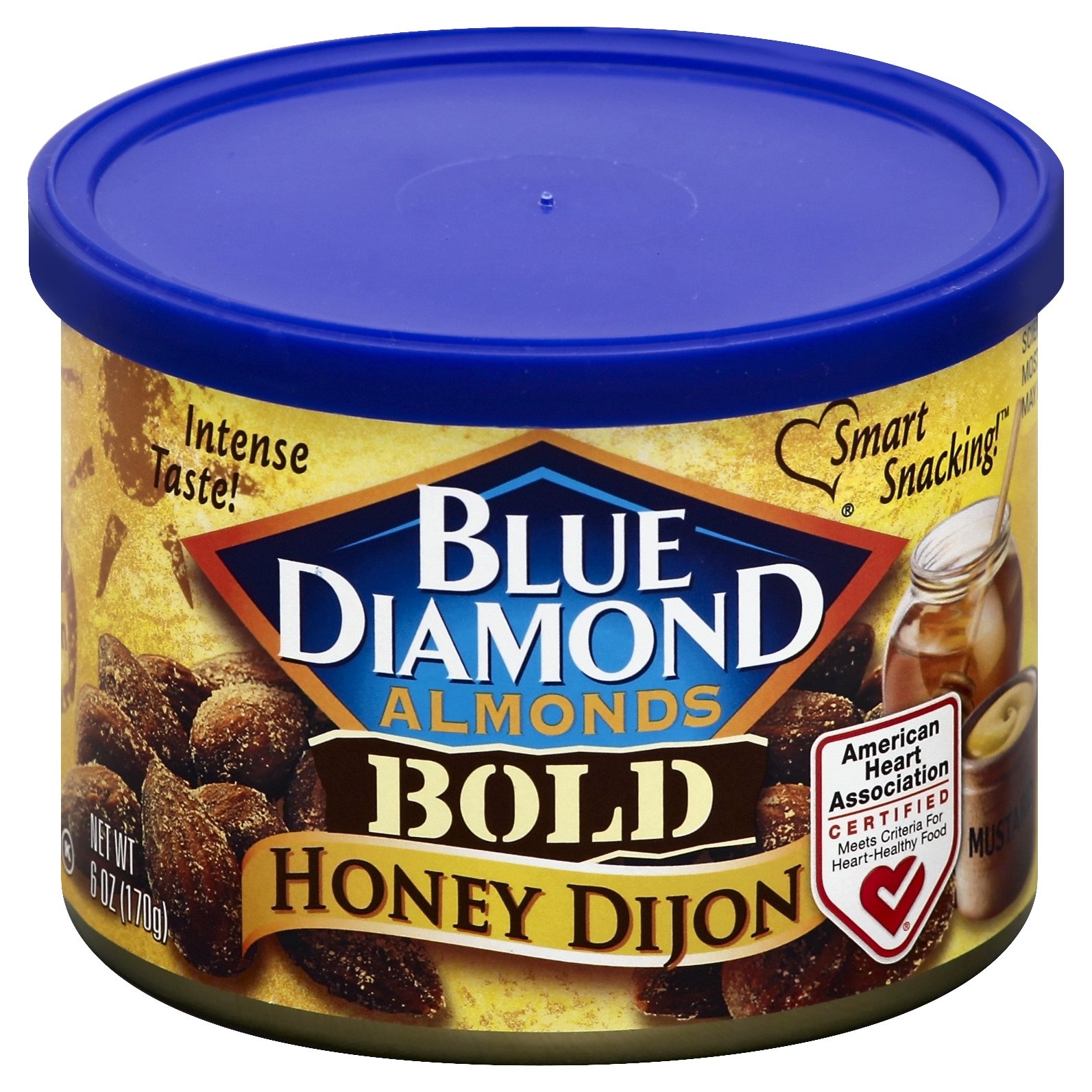 slide 1 of 1, Blue Diamond Bold Honey Dijon Almonds, 6 oz