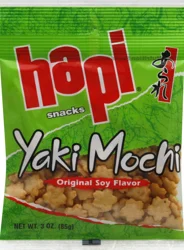 Hapi Mochi Snack Crispy Puffed Arare Rice Crackers 3 oz