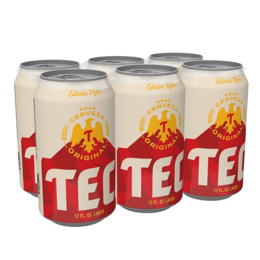 slide 1 of 1, Tecate Original Mexican Lager Beer, 6 Pack, 12 fl oz Cans, 12 oz