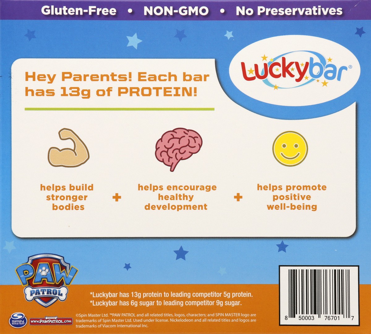 slide 4 of 9, Luckybar Chocolate Campfire Protein Bar 5 ea, 5 ct