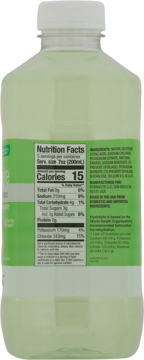slide 14 of 14, Hydralyte Advanced Hydration Lemon Lime Electrolyte Drink 1.05 qt, 1.05 qt