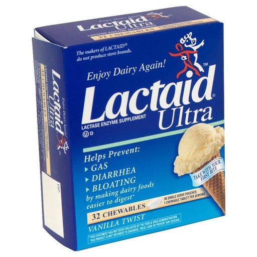 slide 1 of 1, Lactaid Ultra Lactose Intolerant Tablets, 32 ct