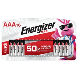 Energizer MAX AAA Batteries (16 Pack), Triple A Alkaline Batteries