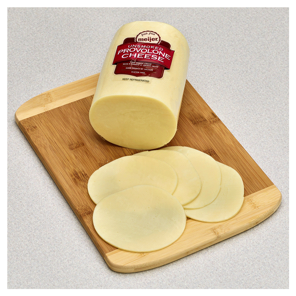 slide 1 of 1, Meijer Unsmoked Provolone Cheese, per lb