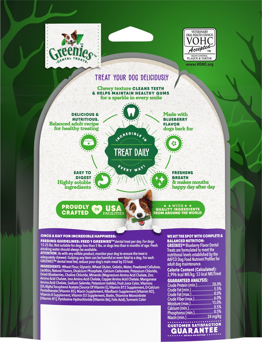 slide 5 of 9, Greenies Petite Scaryberry Blueberry Flavor Dental Treats 10 ea, 10 ct