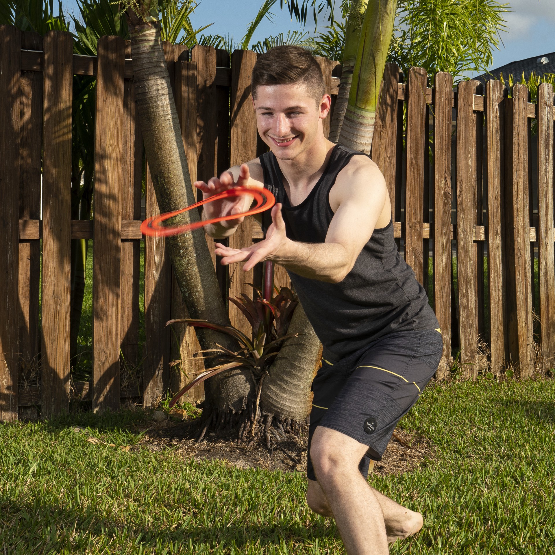 slide 4 of 4, Aerobie Sprint Ring Outdoor Flying Disc - 10 Inches - Orange, 1 ct