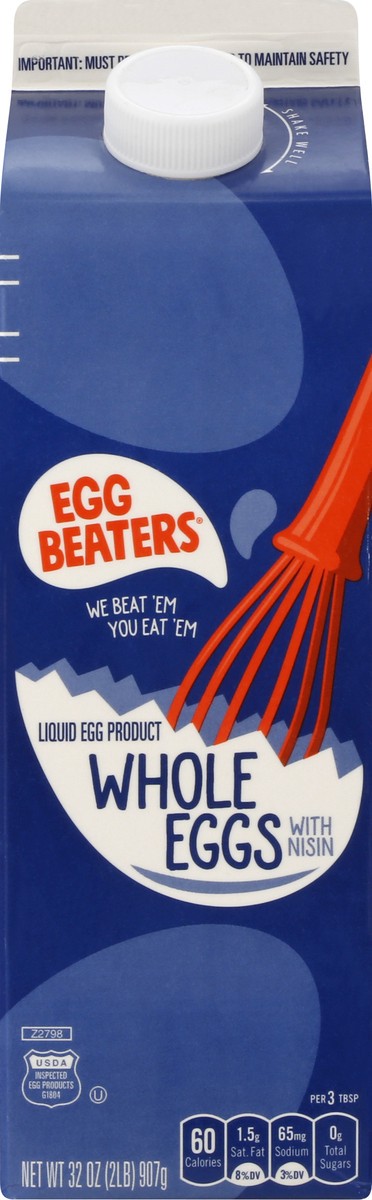 slide 9 of 10, Egg Beaters Whole Eggs, with Nisin, 32 oz