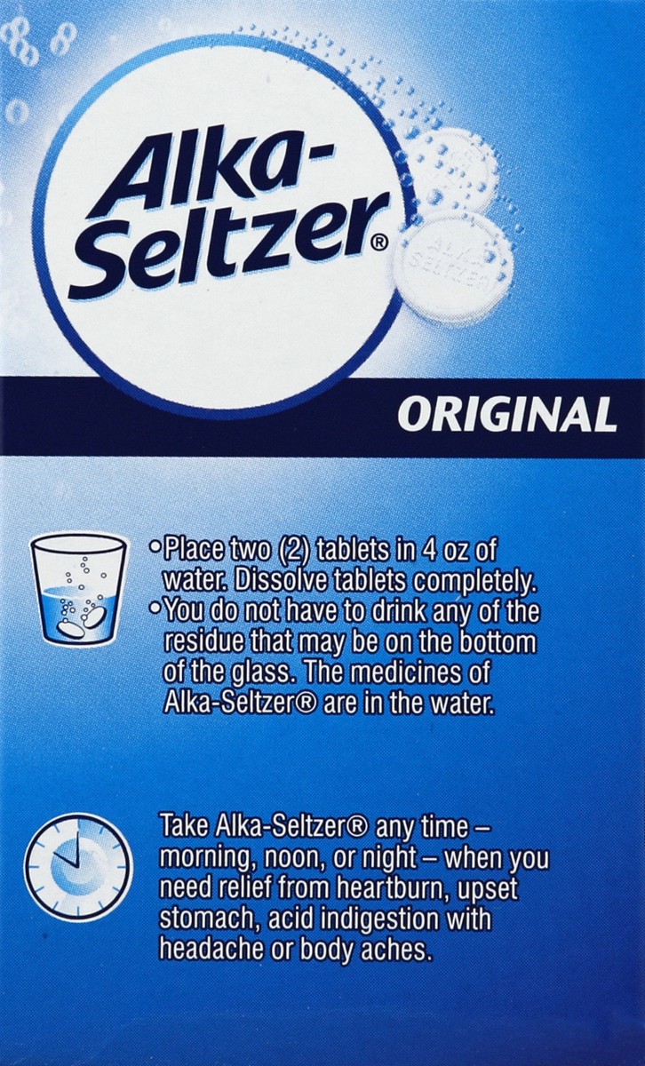 slide 2 of 10, Alka-Seltzer Antacid/Analgesic 24 ea, 24 ct