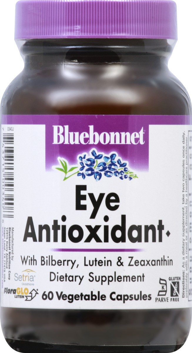 slide 4 of 7, Bluebonnet Nutrition Eye Antioxidant 60 ea, 60 ct