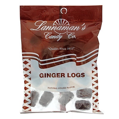 slide 1 of 1, Lannaman's Candy Ginger Logs, 4 oz