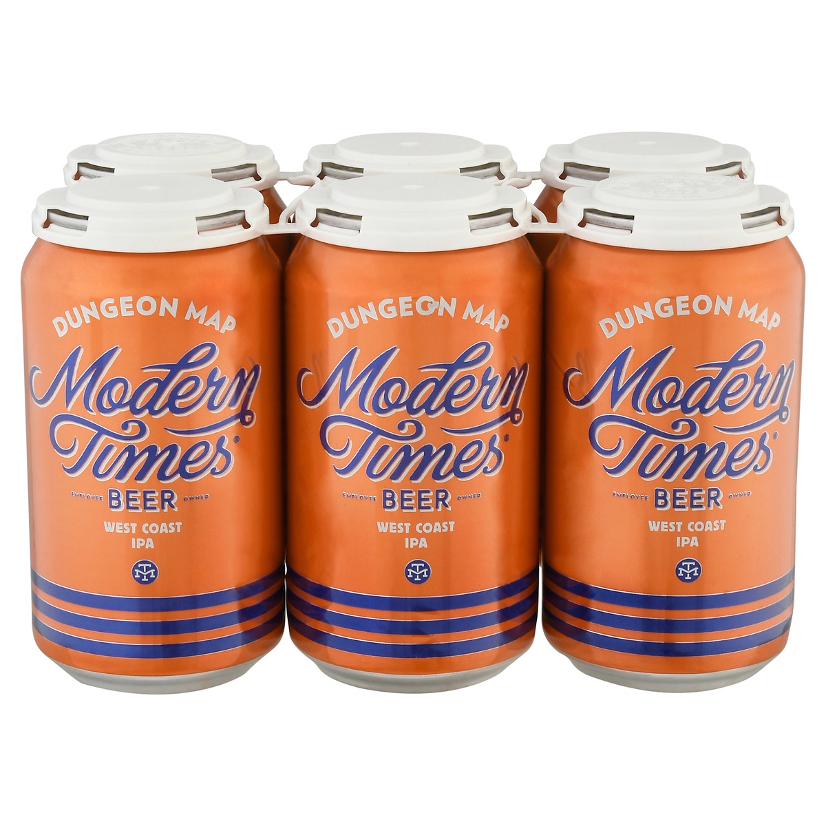 slide 1 of 1, Modern Times Dungeon Map West Coast IPA Beer 6-12 fl oz Cans, 6 ct