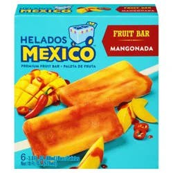 Helados Mexico Premium Mangonada Fruit Bars 6 ea