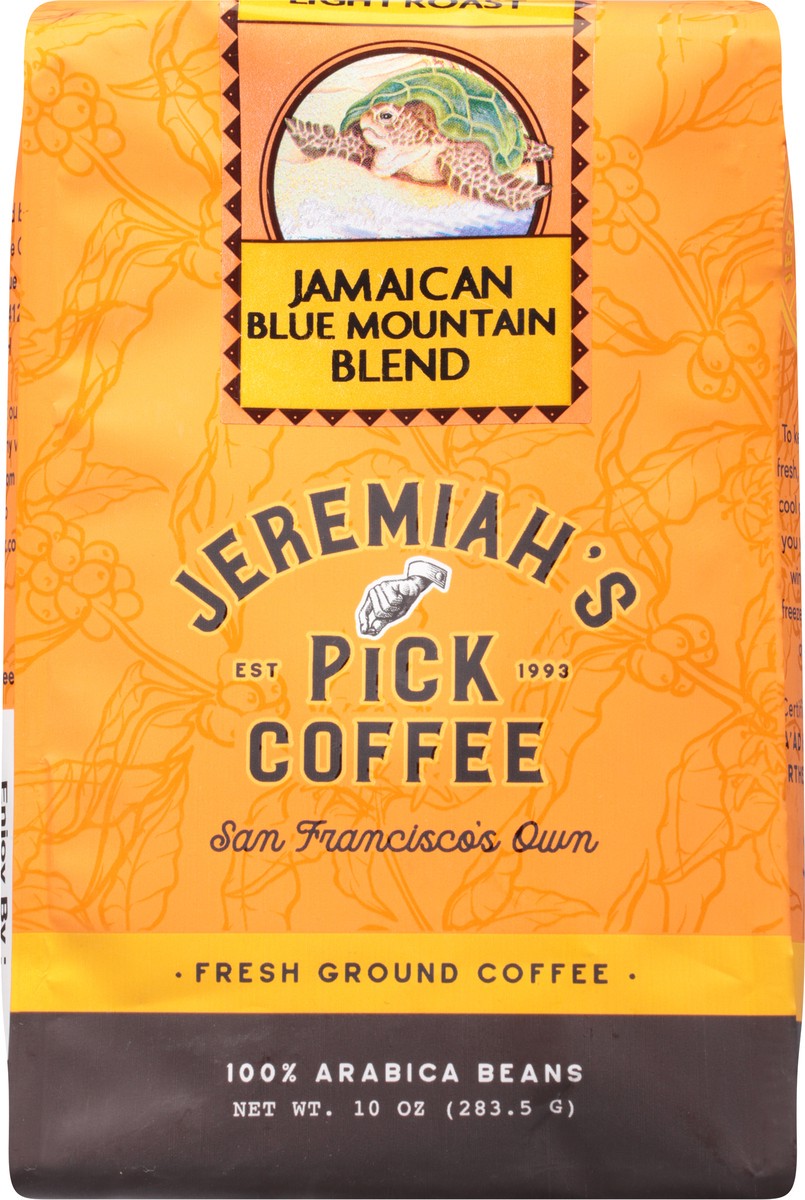 slide 4 of 11, Jeremiah's Pick Coffee Light Roast Fresh Ground Jamaican Blue Mountain Blend Coffee - 10 oz, 10 oz