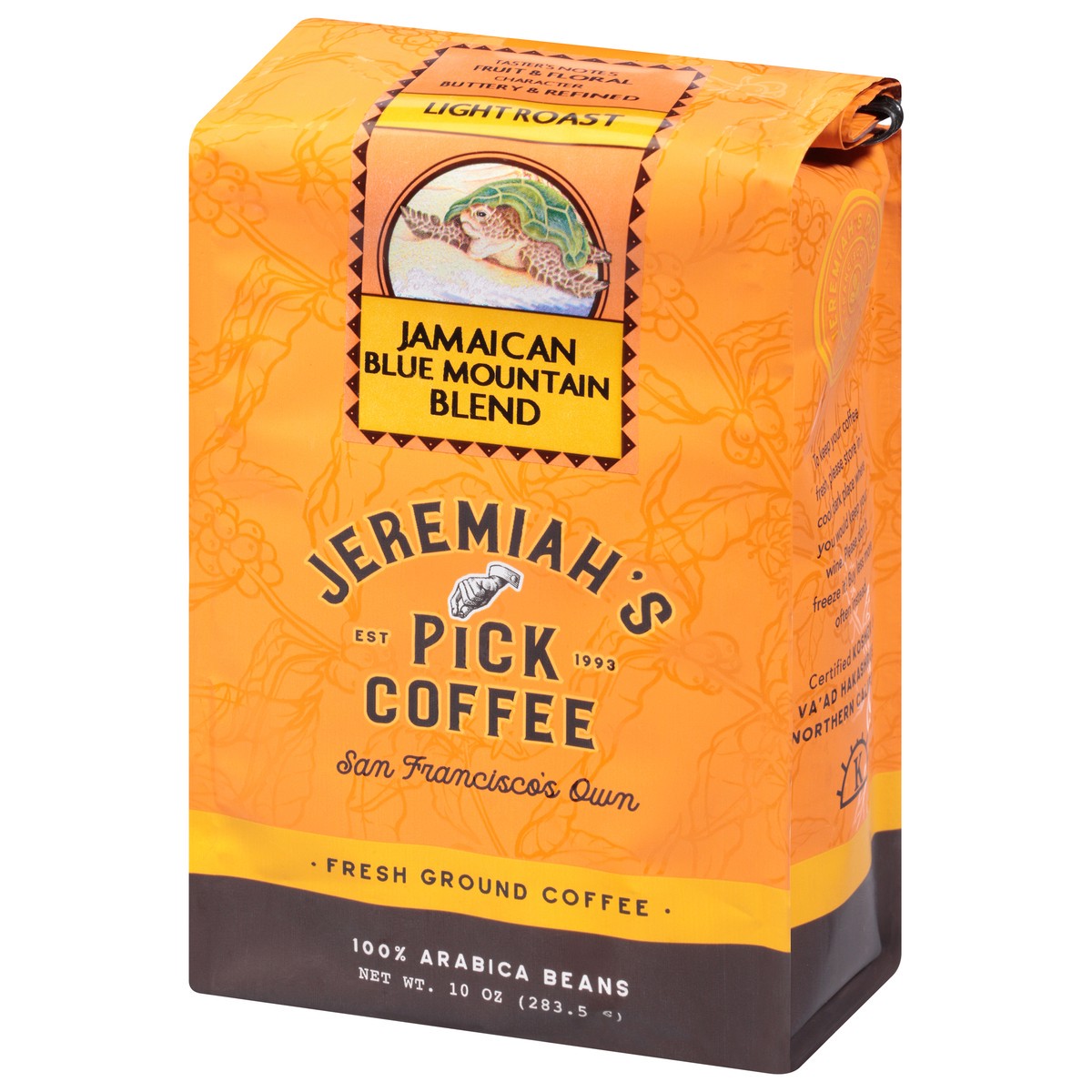 slide 10 of 11, Jeremiah's Pick Coffee Light Roast Fresh Ground Jamaican Blue Mountain Blend Coffee - 10 oz, 10 oz