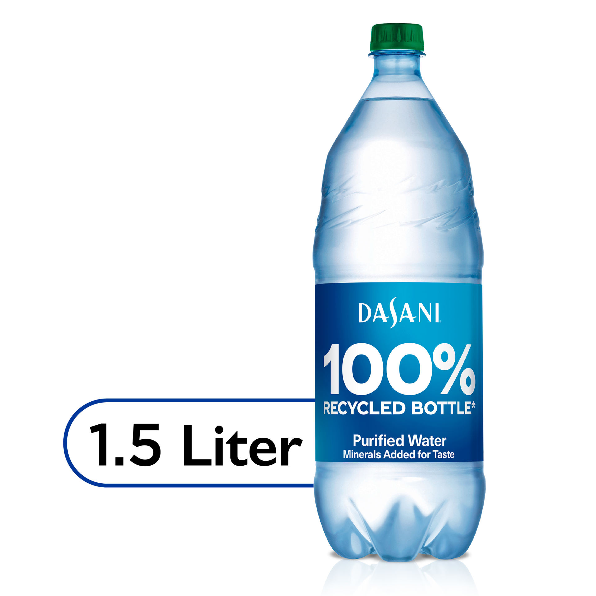 slide 1 of 1, Dasani Drinking Water Purified 1.5 Liter Bottle, 1.5 liter