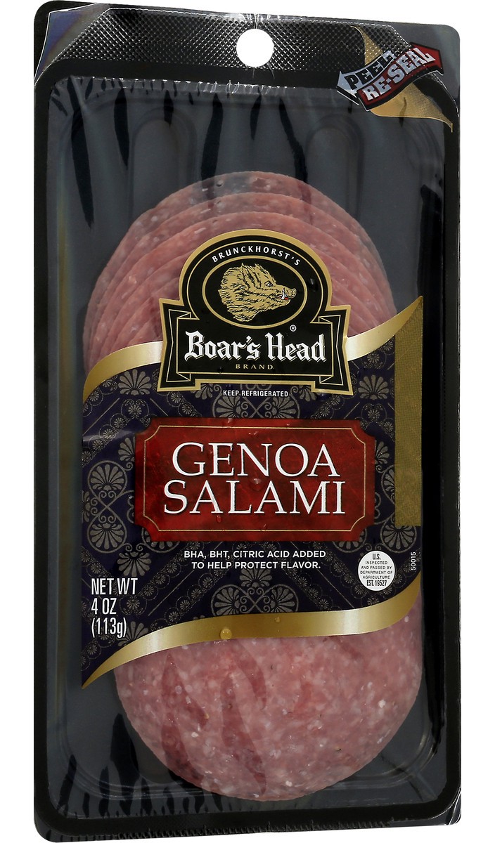 slide 5 of 9, Boar's Head Genoa Salami, 4 oz