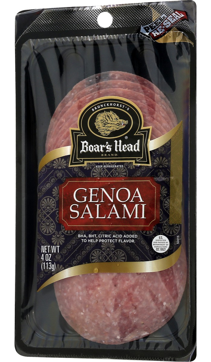 slide 7 of 9, Boar's Head Genoa Salami, 4 oz