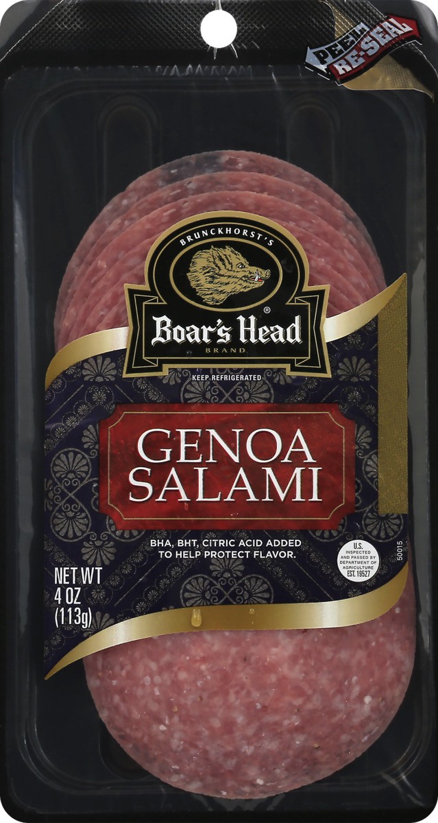 slide 6 of 9, Boar's Head Genoa Salami, 4 oz