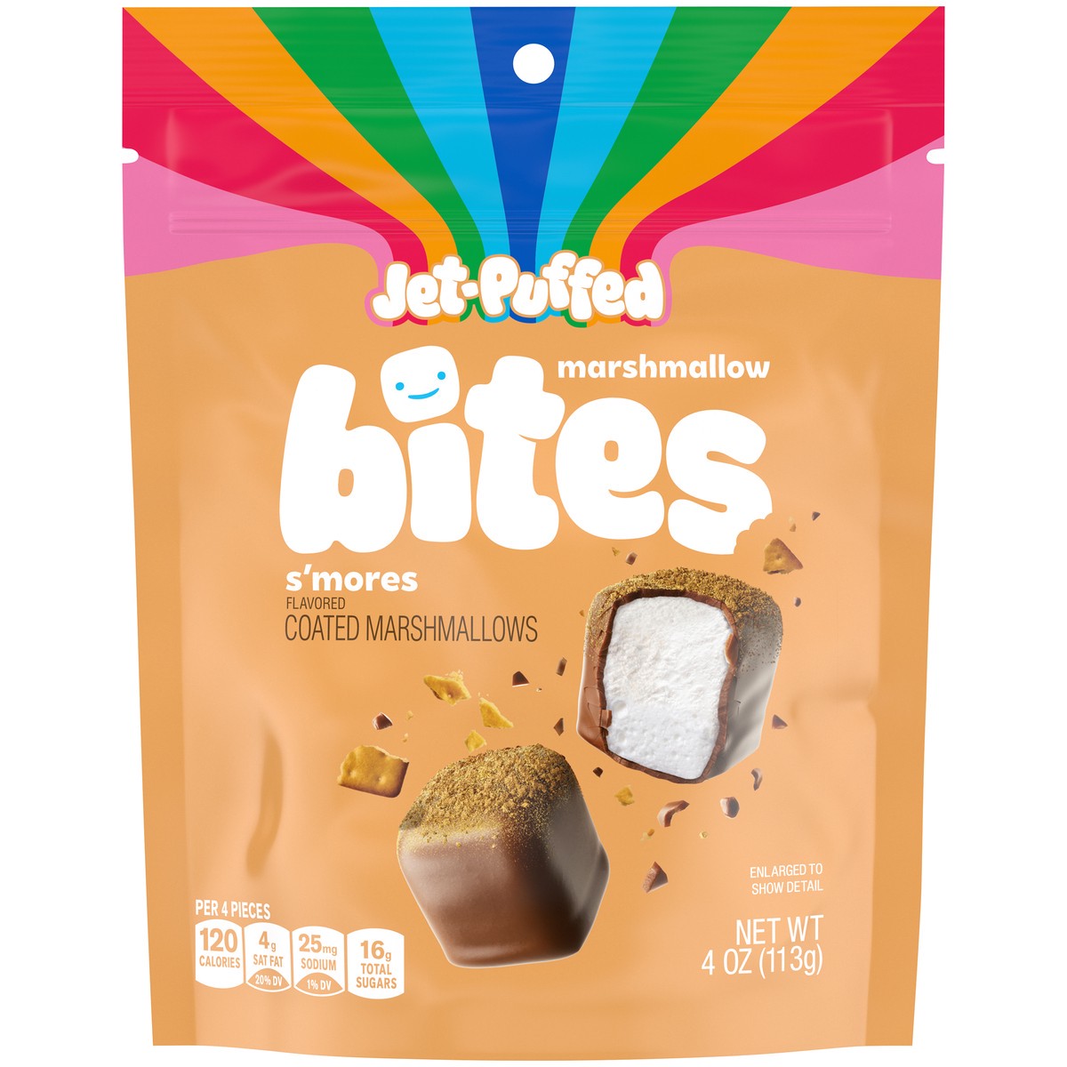 slide 2 of 14, Jet-Puffed Smores Marshmallow Bites, 4 oz