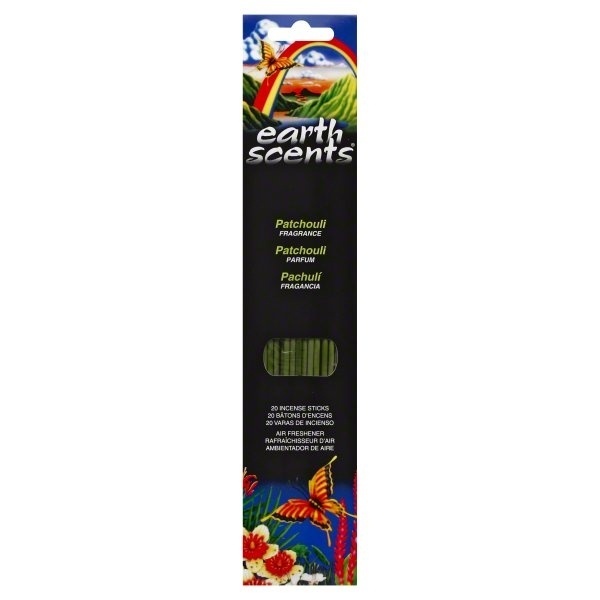 slide 1 of 2, Earth Scents Langley Candle Patchouli Incense Sticks, 20 ct