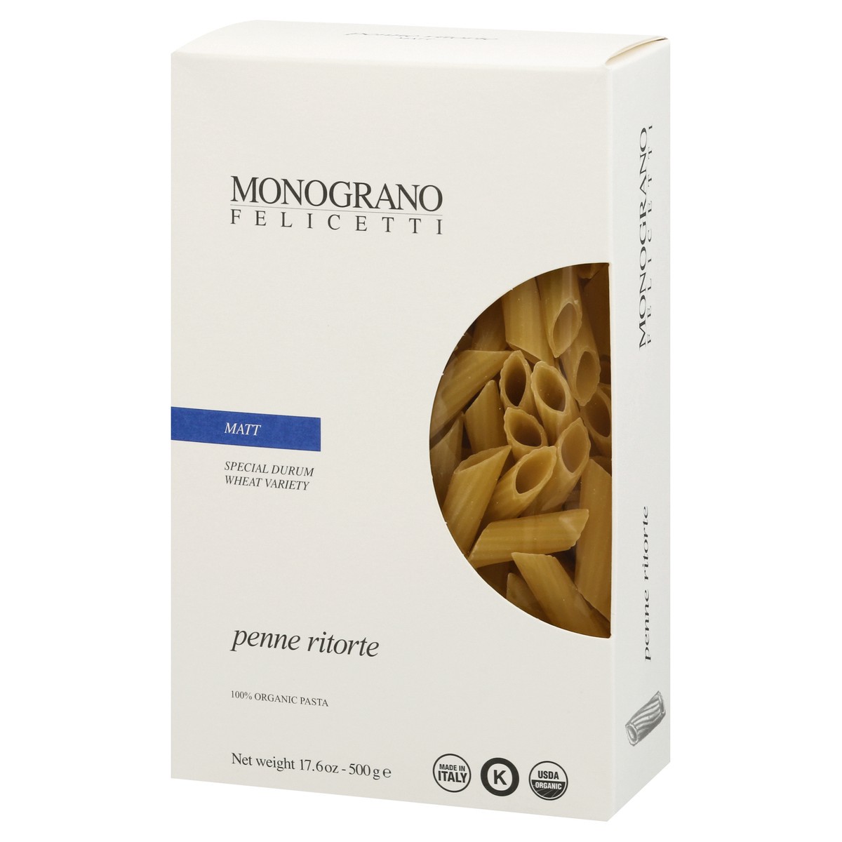 slide 3 of 10, MONOGRANO FELICETTI Matt Penne Ritorte 17.6 oz, 17.6 oz