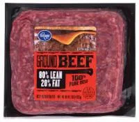 Kroger Ground Beef 80% Lean