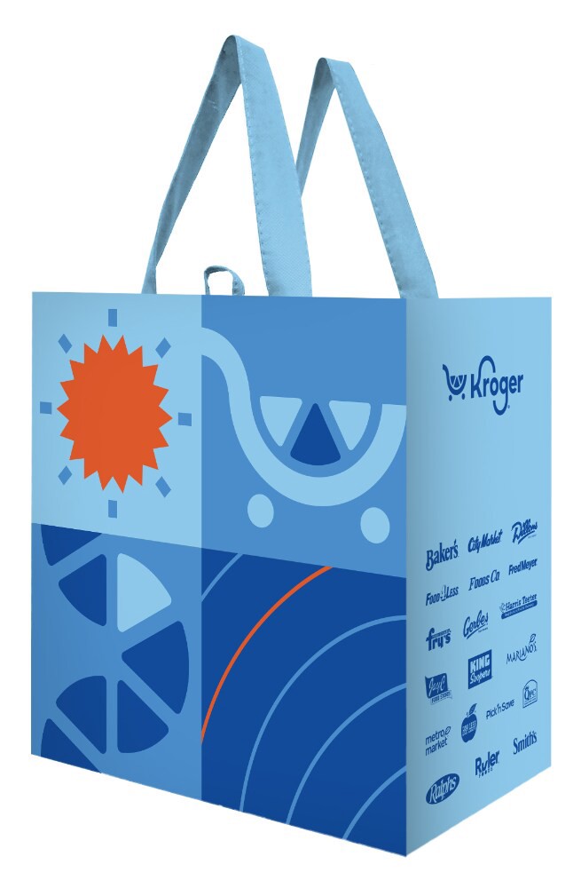 slide 1 of 1, Earthwise Fresh Sun & Cart Reusable Tote, 1 ct