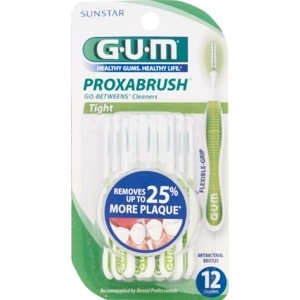 slide 1 of 1, Sunstar Gum Proxabrush Go- Betweens Cleaners, 12 ct