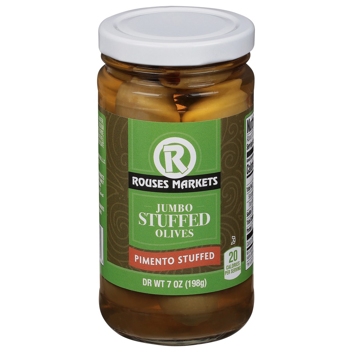 slide 3 of 4, Rouses Markets Stuffed Jumbo Pimento Stuffed Olives Jumbo 7 oz, 7 oz