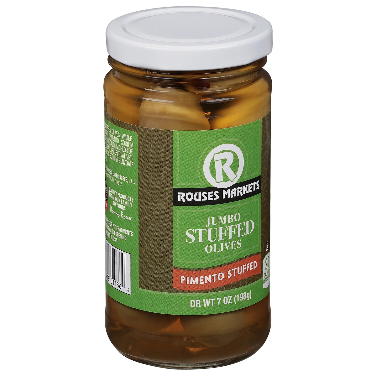 slide 2 of 4, Rouses Markets Stuffed Jumbo Pimento Stuffed Olives Jumbo 7 oz, 7 oz