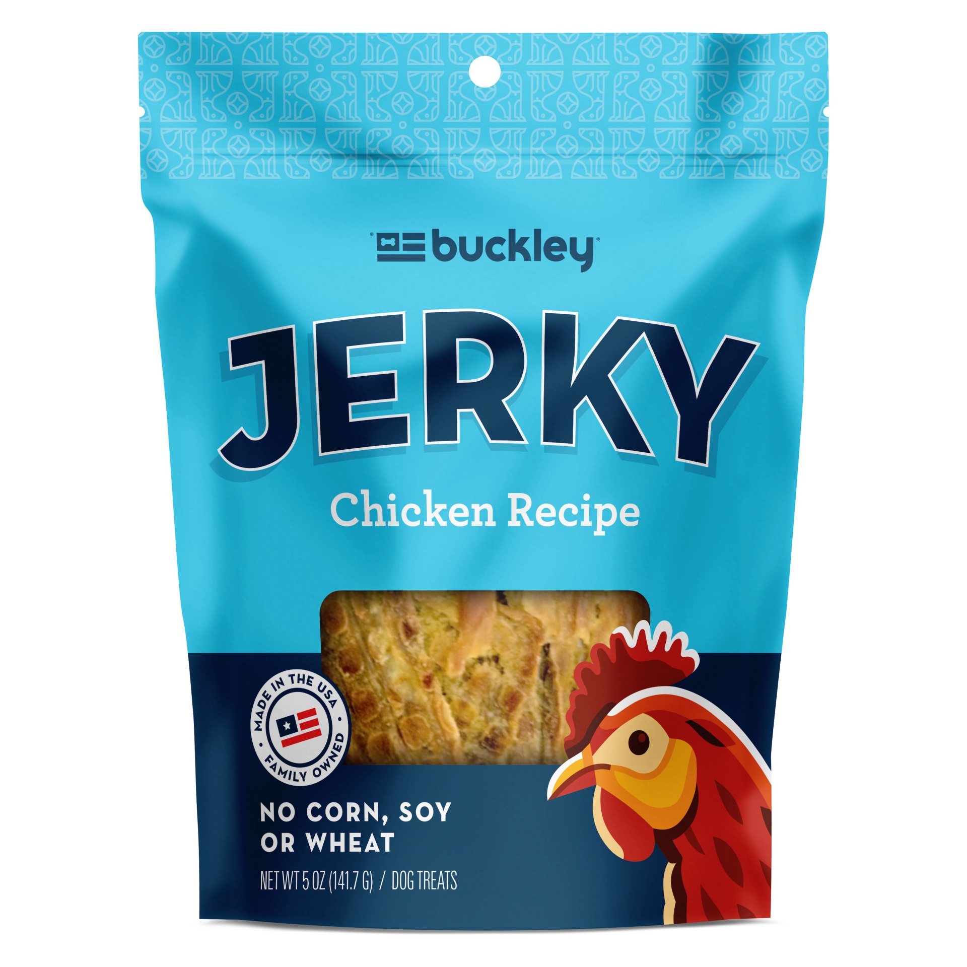 slide 1 of 1, Buckley Premium Protein Chicken Jerky Dog Treats, 5 oz