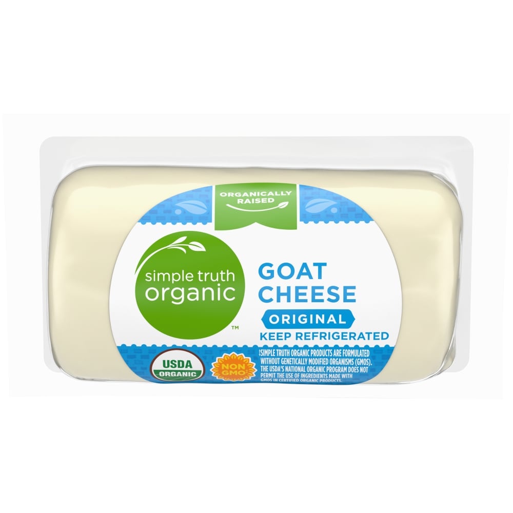 slide 1 of 1, Simple Truth Organic Goat Cheese - Original, 4 oz