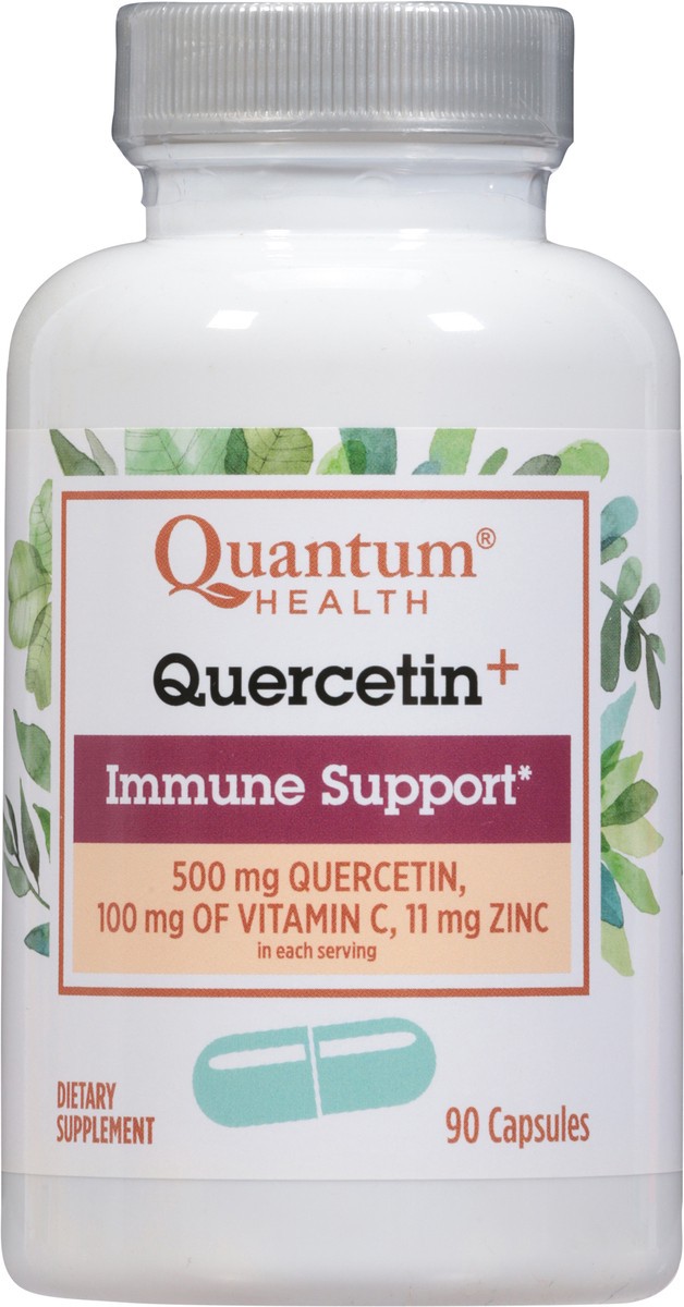 slide 11 of 13, Quantum Health 500 mg Quercetin+ 90 Capsules, 90 ct
