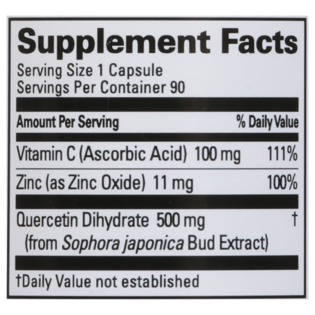 slide 10 of 13, Quantum Health 500 mg Quercetin+ 90 Capsules, 90 ct